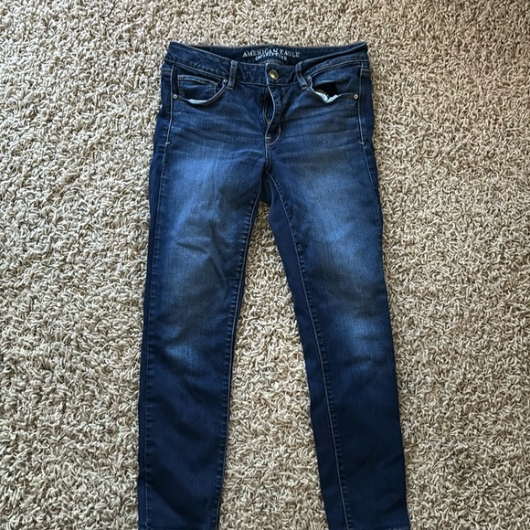 American Eagle super stretch skinny jeans size 8 - Picture 1 of 5